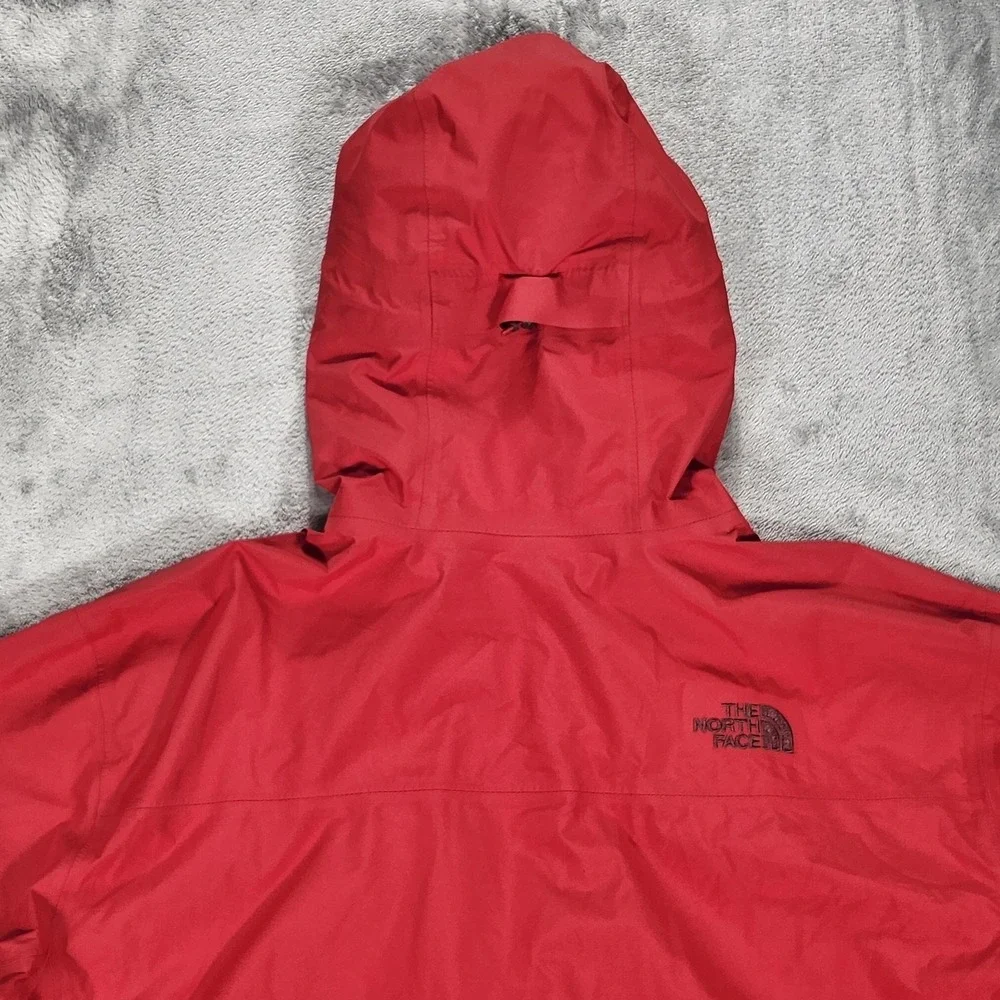The North Face Drizzle Jacket Mens XL Gore-Tex Red Hooded Rain Shell TNF